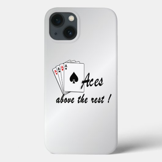 Asse über dem Silber der Erholung Case-Mate iPhone Hülle (Rückseite)