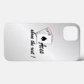 Asse über dem Silber der Erholung Case-Mate iPhone Hülle (Rückseite (Horizontal))