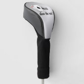 Asse über dem Silber der Erholung Golf Headcover (angewinkelt)