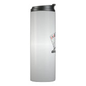 Asse über dem Silber der Erholung Thermosbecher (Nach links gedreht)
