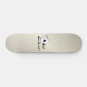 Asse über der Erholung Antikes Gold Skateboard (Horizontal)