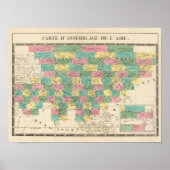 Assembly Map of Asia Poster (Vorne)
