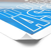 Assen, holländisches Poster von Murraymoto (Ecke)