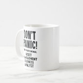 Asset Management Business Analyst Kaffeetasse (Vorderseite Links)