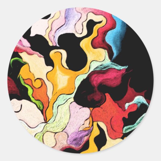 Assiah Runder Aufkleber (Vorderseite)