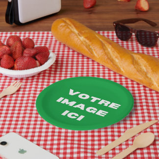 Assiette jtable - Votre image ici - personnalisée Pappteller