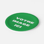 Assiette jtable - Votre image ici - personnalisée Pappteller (Schrägansicht)