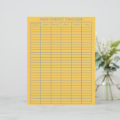Assignment Tracker for Students Practice Stylish (Stehend Vorderseite)