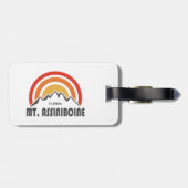 Assiniboine Gepäckanhänger (Rückseite horizontal)