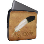 ASSINIBOINE Native American Feed Laptop Sleeve (Vorne Rechts)