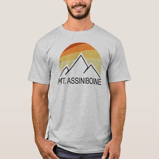 Assiniboine Retro T-Shirt (Vorderseite)