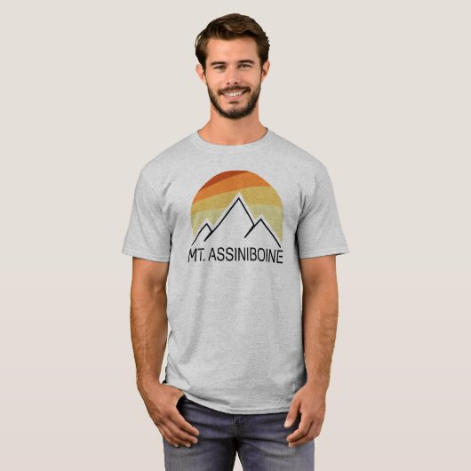 Assiniboine Retro T-Shirt (Vorne ganz)