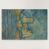 Assisi-Basilika Cezanne-Stil Kunstpuzzle Puzzle (Horizontal)