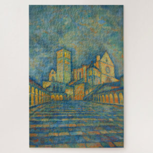 Assisi-Basilika Cézanne-Stil Kunstpuzzle Puzzle