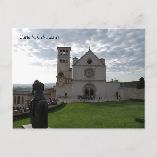 Assisi Cathedral Postkarte (Vorderseite)