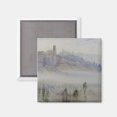 Assisi, früh morgens magnet (Vorderseite/Rückseite)