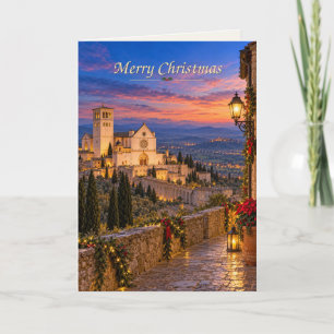 Assisi Italien Frohe Weihnachten
