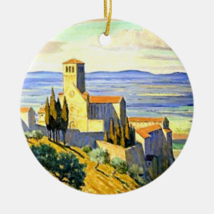 Assisi, Italien - Kunstmalerei Keramik Ornament