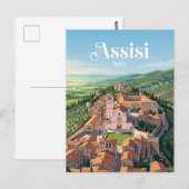 Assisi, Italien Postkarte (Vorne/Hinten)