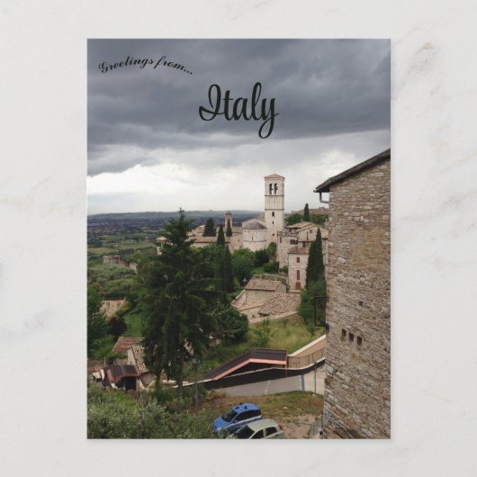 Assisi Italien Postkarte (Vorderseite)