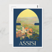 Assisi Italien Vintage Postkarte (Vorne/Hinten)