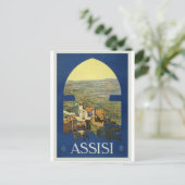 Assisi Italy Vintage Travel Postcard Postkarte (Stehend Vorderseite)