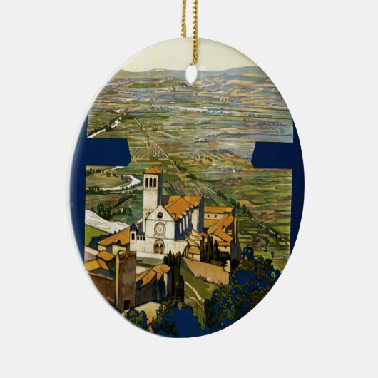 Assisi Keramik Ornament (Rechts)