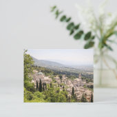 Assisi Overlook Postcard Postkarte (Stehend Vorderseite)