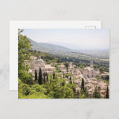 Assisi Overlook Postcard Postkarte (Vorne/Hinten)