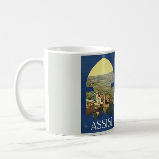 Assisi Perugia Italien Kaffeetasse (Links)