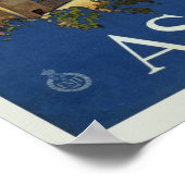 Assisi Perugia Italien Poster (Ecke)