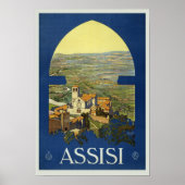 Assisi Perugia Italien Poster (Vorne)