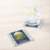 Assisi Perugia Italien Rechteckiger Pappuntersetzer (Vor Ort)