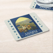 Assisi Perugia Italien Rechteckiger Pappuntersetzer (angewinkelt)