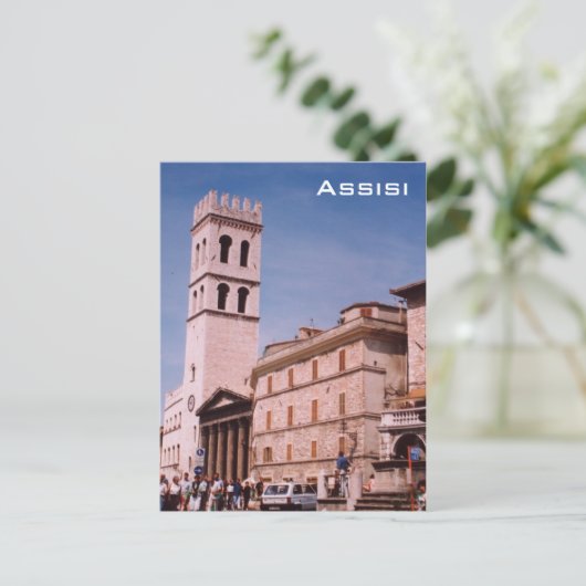 Assisi Postkarte (Stehend Vorderseite)