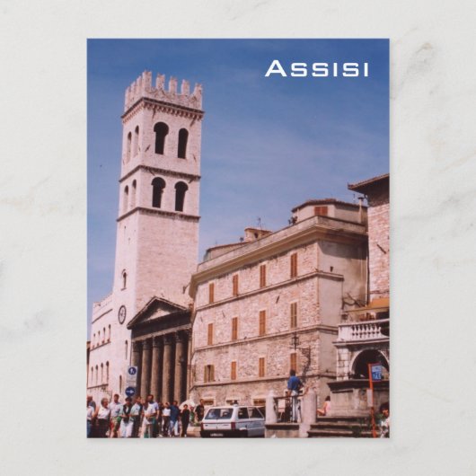 Assisi Postkarte (Vorderseite)