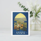 Assisi Postkarte (Stehend Vorderseite)