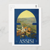 Assisi Postkarte (Vorne/Hinten)
