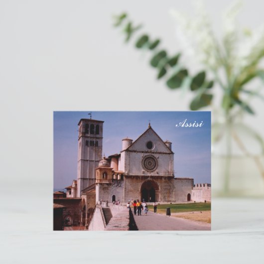 Assisi Postkarte (Stehend Vorderseite)