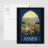 Assisi Postkarte (Vorne/Hinten)
