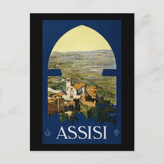 Assisi Postkarte (Vorderseite)