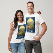 Assisi-Reise-Plakat T-Shirt (Unisex)