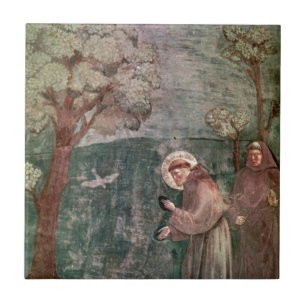 Assisi, St Francis und die Vögel Fliese