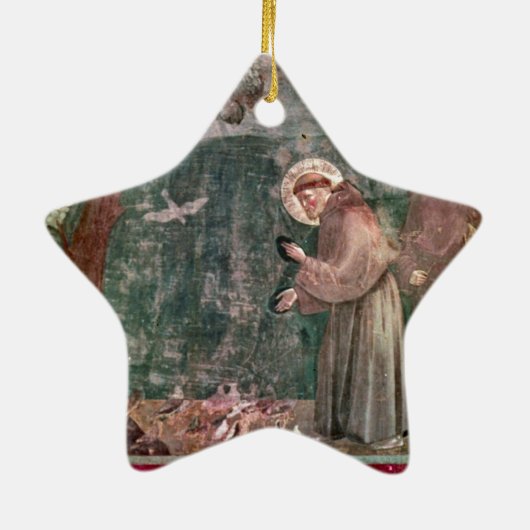 Assisi, St Francis und die Vögel Keramikornament (Hinten)