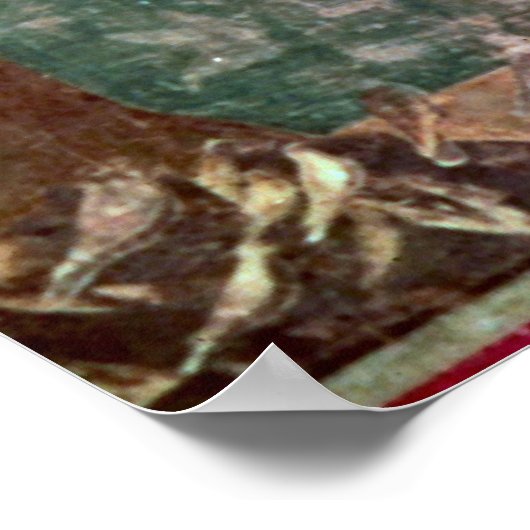 Assisi, St. Francis und Vögel Poster (Ecke)