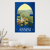 "Assisi" Vintage Travel Poster (Küche)