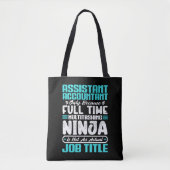 Assistant Accountant Job Title Funny Professionals Tasche (Vorderseite)