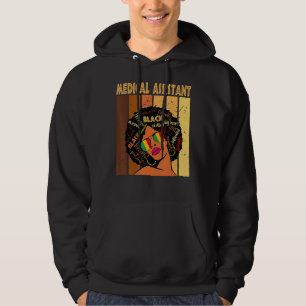 Assistant Afro American Black Hist Hoodie