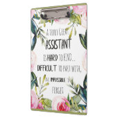 Assistant Appreciation Secretary Vielen Dank Zitat Klemmbrett (Links)