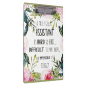 Assistant Appreciation Secretary Vielen Dank Zitat Klemmbrett (Rechts)